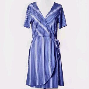 ARDENE FAUX WRAP DRESS SIZE LARGE